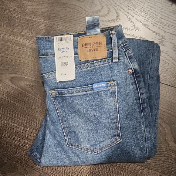 Levi's Denim - Womens Blue Jeans Denizen Levis Size 6M - 28x32